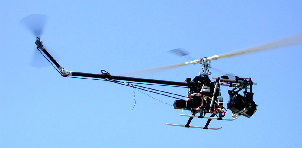 First Electric Single-Rotor UAV